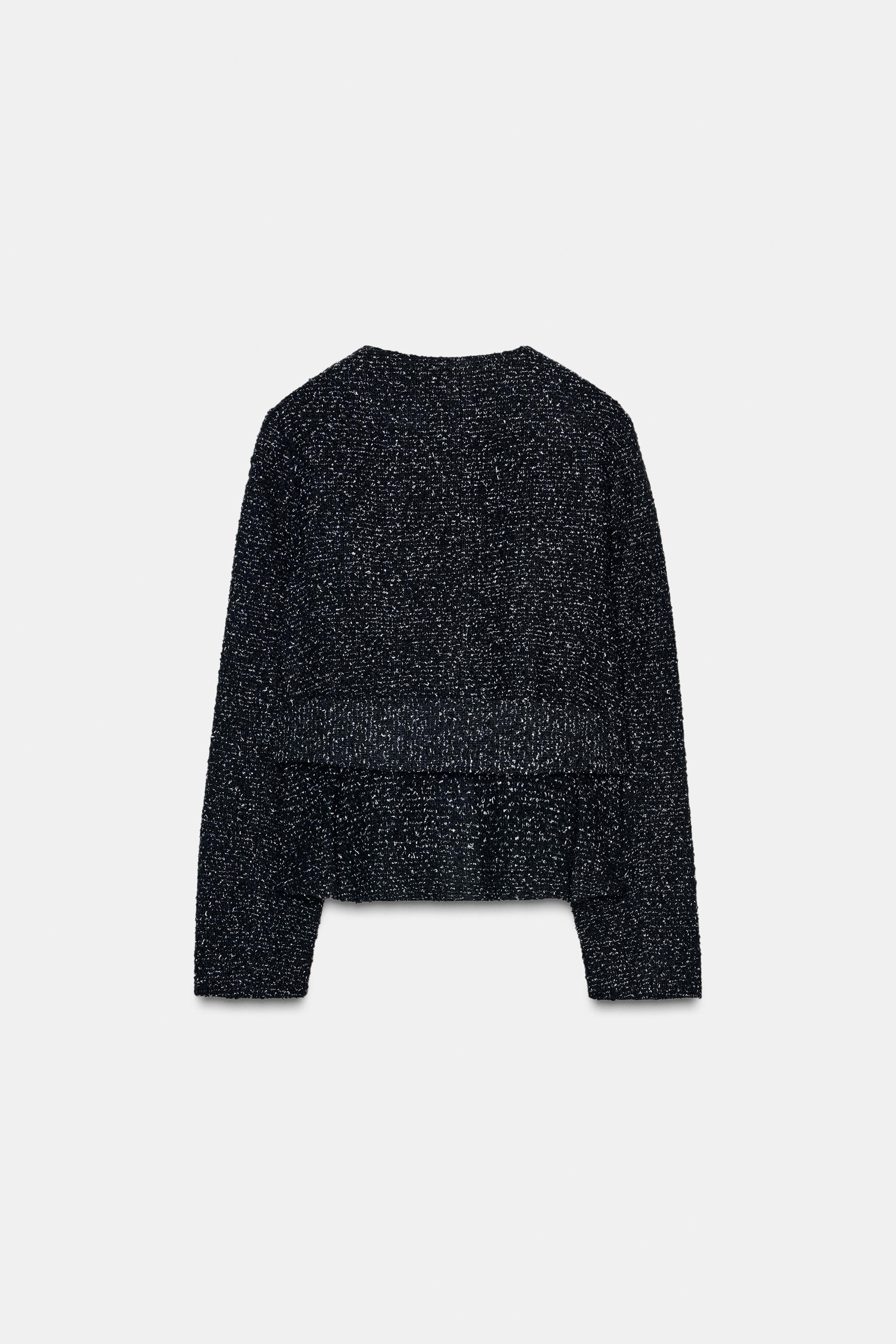 TEXTURED BELTED BLAZER